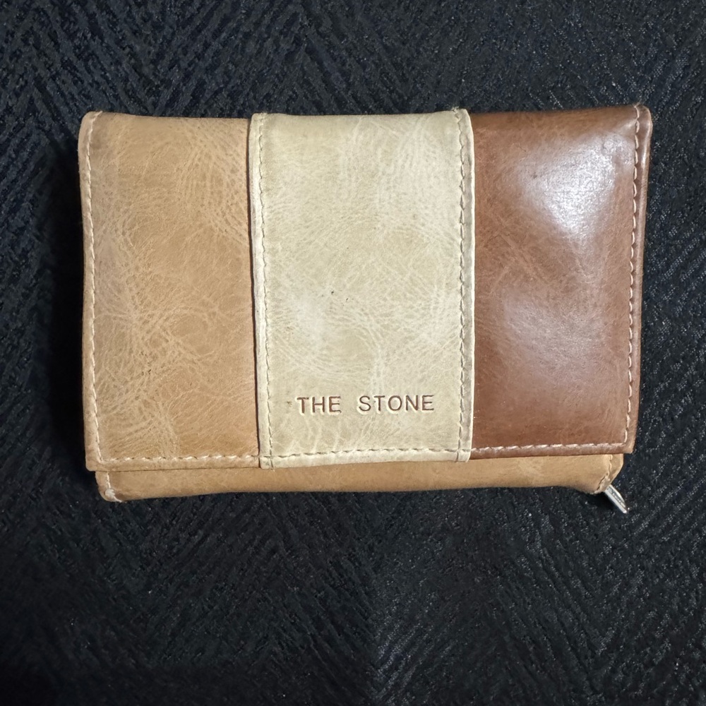 Tri-Color Leather Wallet